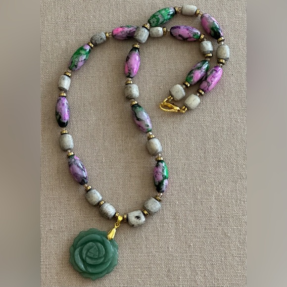 Adjustable 26 inch Mixed Bead Necklace NWOT - Picture 3 of 14